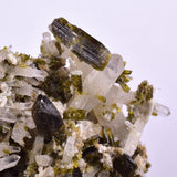 5cms PREMIUM EPIDOTE  QUARTZ CRYSTALS PERU AESTHETIC COLLECTOR CB139