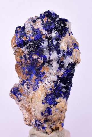 4cms GEM AZURITE CRYSTALS MEXICO ROYAL BLUE COLOR SHINY UB262