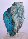 9cms QUARTZ CHRYSOCOLLA BOTRYOIDAL TENTADORA MINE PERU MINERAL SPECIMEN CB180