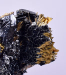 3.2cms GOLDEN RUTILE HEMATITE SPRAY NEEDLES CRYSTALS TITANIUM BAHIA BRAZIL  XB03