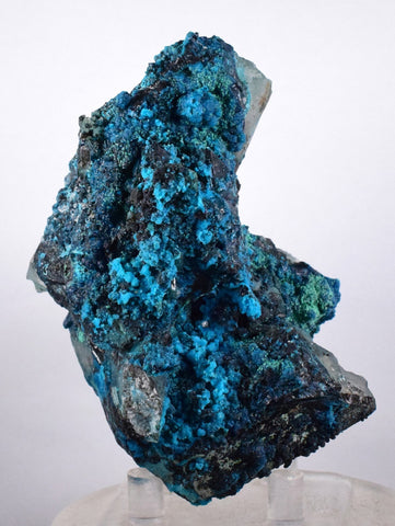 8.4cms QUARTZ CHRYSOCOLLA TENTADORA MINE PERU GRAPE BOTRYOIDAL CRYSTAL CB17