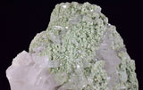 13cms FUCHSITE MUSCOVITE QUARTZ RARE CRYSTAL CHROMIUM MINERAL SPECIMEN PERU KB52