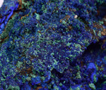 13cms AZURITE MALCHITE CRYSTALS PERU MINERAL SPECIMEN CUSCO UB138