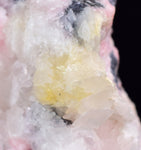 5.9cms RHODOCHROSITE QUARTZ CALCITE CRYSTALS JORDANITE (?) GALENA PERU RB505