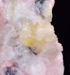 5.9cms RHODOCHROSITE QUARTZ CALCITE CRYSTALS JORDANITE (?) GALENA PERU RB505