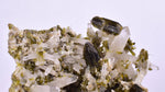 5cms PREMIUM EPIDOTE  QUARTZ CRYSTALS PERU AESTHETIC COLLECTOR CB139
