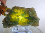 7.3cms ATACAMITE CALCITE DRUZY CHRYSOCOLLA MALACHITE LILY MINE PERU AB178