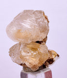 2.9cms CALCITE WITH QUARTZ CRYSTALS PERU SHINY MINERAL SPECIMEN COLLECTOR GB09