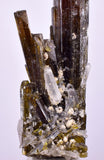 3.8cms PREMIUM EPIDOTE QUARTZ MINIATURE CRYSTALS PERU AESTHETIC COLLECTOR CB131