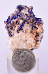 3.8cms GEM AZURITE CRYSTALS MEXICO ROYAL BLUE COLOR SHINY UB270
