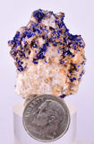 3.8cms GEM AZURITE CRYSTALS MEXICO ROYAL BLUE COLOR SHINY UB270