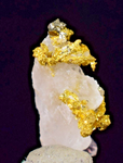 0.6 cms UNIQUE NATIVE GOLD INCAS PYRITE CUBES PERU QUARTZ CRYSTALS LB125