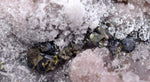 10.4cm RHODOCHROSITE CRYSTALS PYRITE PERU  MINERAL SPECIMEN RB601