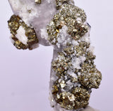 7cms CALCITE QUARTZ PYRITE DICKITE SCHEELITE ? PERU HUANZALA AB122