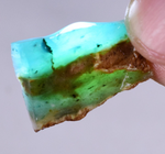 2.8 grams GEM BLUE OPAL PERU SLAB SCENIC SEASCAPE MINERAL SPECIMEN OB58