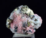 2cms RHODOCHROSITE FLUORITE PYRITE CHINA CRYSTAL RHOMBOHEDRAL MINIATURE RB632