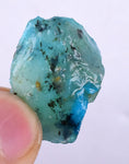 3.8 grams GEM BLUE OPAL PERU ROUGH SCENIC SEASCAPE MINERAL SPECIMEN OB38