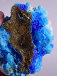 12.5cms NEW BLUE CHALCANTHITE NATURAL BOTRYOIDAL CRYSTALS PERU TRANSLUCENT FB33