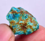 17carats GEM SILICA CHRYSOCOLLA CHALCEDONY PERU HIGH YIELD NEW FIND ROUGH SB130
