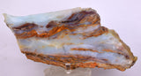 680grms 23cm BLUE OPAL PERU SLAB SCENIC SEASCAPE SCULPTURE ROUGH LANDSCAPE OB153