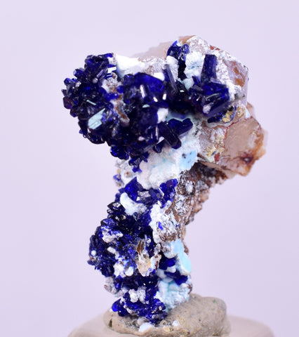 1.9cms GEM AZURITE CRYSTALS MEXICO ROYAL BLUE COLOR SHINY UB269