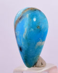 8.5cts GEM BLUE OPAL SCENIC CABOCHON PERU SEASCAPE PENDANT JEWELRY BB388