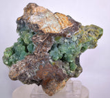10.5cms DRUZY CHRYSOCOLLA QUARTZ LILY MINE PERU COPPER 2000 DISCOVERY DB83
