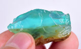 73.5cts GEM BLUE OPAL HIGH QUALITY PERU ROUGH SCENIC MINERAL SPECIMEN OB150