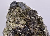 16cms MARCASITE BLADED PYRITE QUARTZ  ARSENOPYRYTE  BORNITE PERU CRYSTALS MB116
