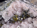 10.4cm RHODOCHROSITE CRYSTALS PYRITE PERU  MINERAL SPECIMEN RB601