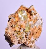 3.9cms YELLOW APATITE CRYSTALS IMILCHIL MOROCCO MINERAL SPECIMEN AB234