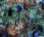 12cms GEM BROCHANTITE LINARITE MICRO CRYSTALS INCA DE ORO CHILE MINIATURE Z20