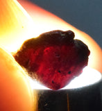 1cms PROUSTITE RED RUBY SILVER PERU UCHUCCHACUA MINE MINERAL SPECIMEN HB111