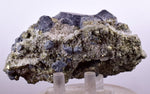 9.8cms GALENA QUARTZ PYRITE CRYSTAL CUBIC PERU MINERAL SPECIMEN  GB18
