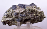 9.8cms GALENA QUARTZ PYRITE CRYSTAL CUBIC PERU MINERAL SPECIMEN  GB18