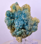 7.5cms DRUZY CHRYSOCOLLA CALCITE PERU COPPER 2000 DISCOVERY DB111