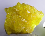 8.8cms SULPHUR NATURAL CRYSTALS BOLIVIA SULFUR POTOSI MINERAL SPECIMEN YB21
