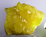 8.8cms SULPHUR NATURAL CRYSTALS BOLIVIA SULFUR POTOSI MINERAL SPECIMEN YB21