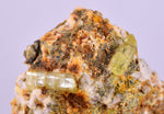5cms YELLOW APATITE CRYSTALS IMILCHIL MOROCCO MINERAL SPECIMEN AB237