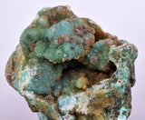 6.8cms DRUZY CHRYSOCOLLA QUARTZ PERU COPPER MINERAL SPECIMEN COLLECTOR DB59