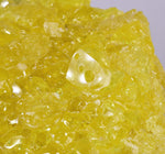 8.8cms SULPHUR NATURAL CRYSTALS BOLIVIA SULFUR POTOSI MINERAL SPECIMEN YB21