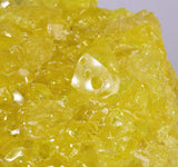 8.8cms SULPHUR NATURAL CRYSTALS BOLIVIA SULFUR POTOSI MINERAL SPECIMEN YB21