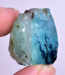 62.5cts GEM BLUE OPAL HIGH QUALITY PERU ROUGH SCENIC MINERAL SPECIMEN OB149