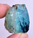 62.5cts GEM BLUE OPAL HIGH QUALITY PERU ROUGH SCENIC MINERAL SPECIMEN OB149