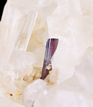 10cms RED HUBNERITE QUARTZ CRYSTALS MINERAL SPECIMEN COLLECTOR PERU MB138
