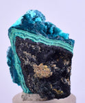 3cm GEM BLUE MALACHITE CHRYSOCOLLA PERU ROSETTE BOTRYOIDAL CRYSTAL GRAPE  UB126