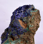 9.4cms AZURITE MALACHITE CRYSTALS MINERAL SPECIMEN COLLECTOR UB30