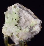 4.5cms AUGELITE CRYSTAL PERU DARK GREEN BRIGHT NEEDLE QUARTZ PASTO BUENO AE550