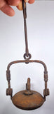 19.5cm MINI VERY SMALL LENTICULAR MINERS LAMP TUNNEL RARE LANTERN IRON CAST NB03