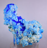 12.5cms NEW BLUE CHALCANTHITE NATURAL BOTRYOIDAL CRYSTALS PERU TRANSLUCENT FB33